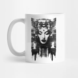 Woman Face Street Art Fashion Mug